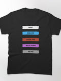 Keep Rolling Until The Belt Turns Black Jiu Jitsu - Brazilian Jiujitsu - Martial Arts Classic T-Shirt