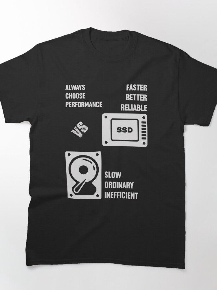 Storage Drives - Always Choose Performance Classic T-Shirt