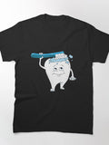 Toothbrushes, teeth cleaning, dentist, dental assistant Classic T-Shirt