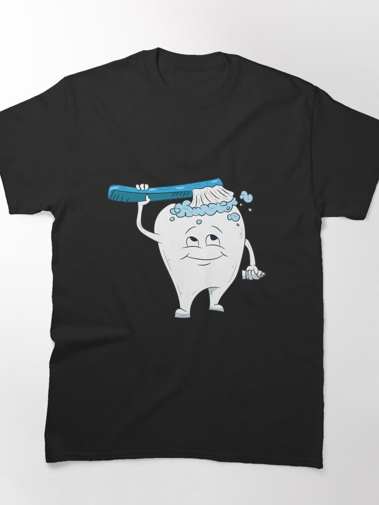 Toothbrushes, teeth cleaning, dentist, dental assistant Classic T-Shirt