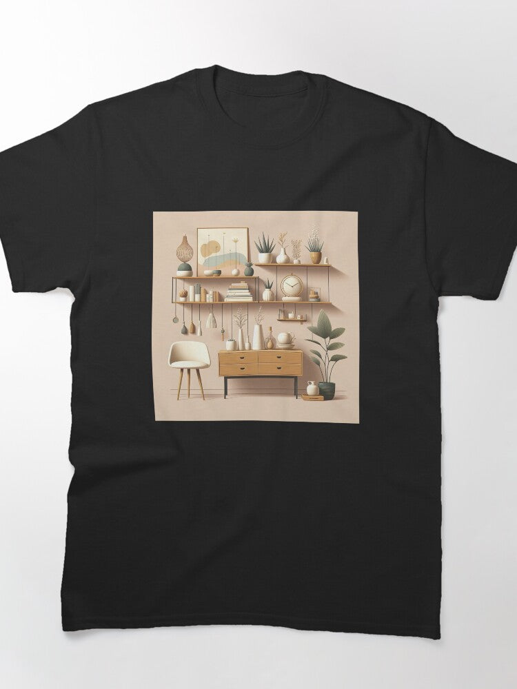 Shelf Minimalism Art Style Classic T-Shirt