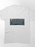 Basic Black and White Keyboard Classic T-Shirt