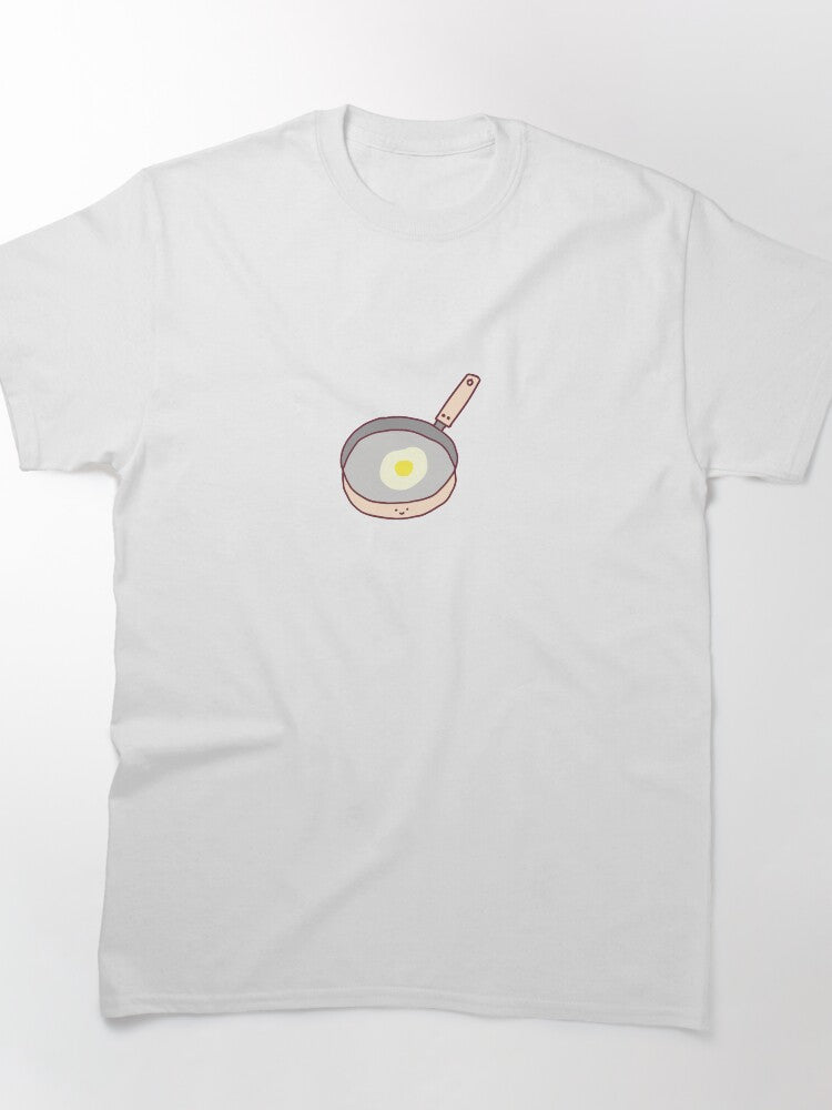 Sunny-side-up egg in cute cream colored pan Classic T-Shirt