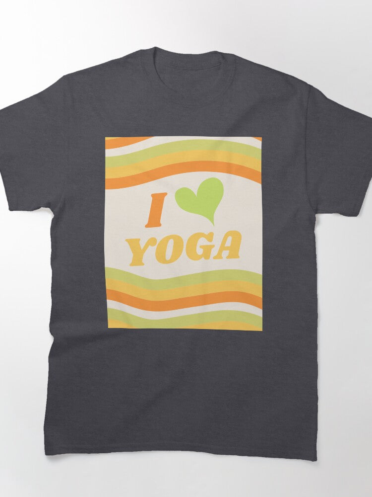 I Love Yoga Classic T-Shirt
