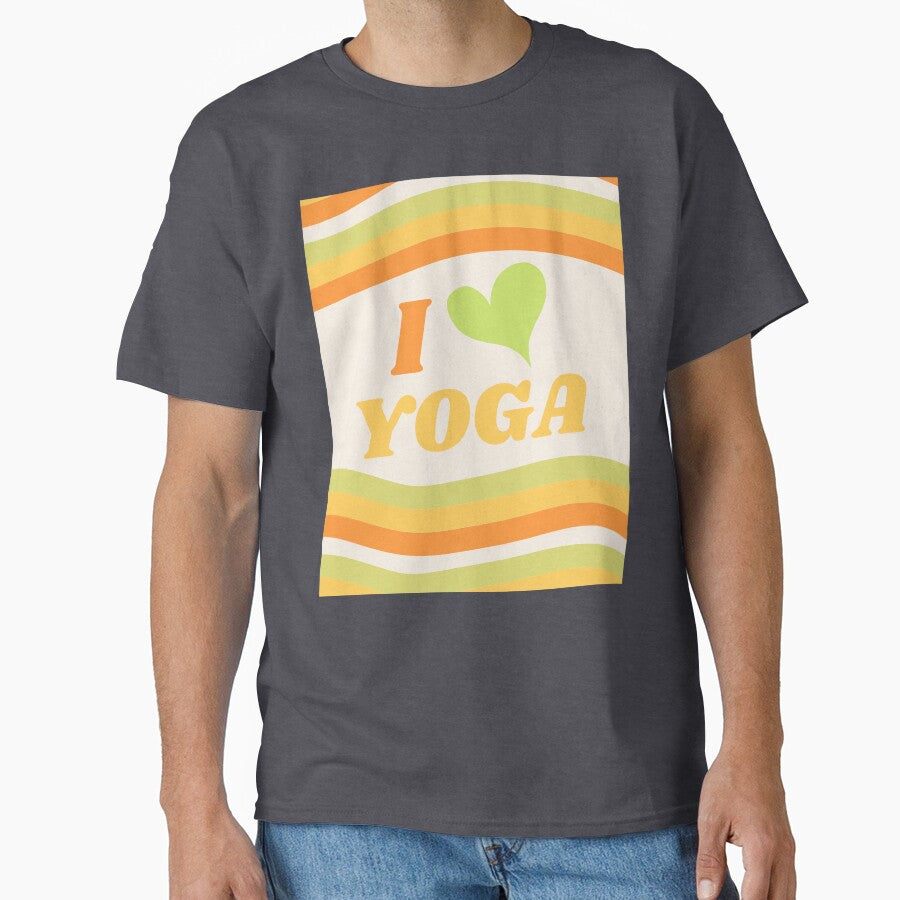 I Love Yoga Classic T-Shirt